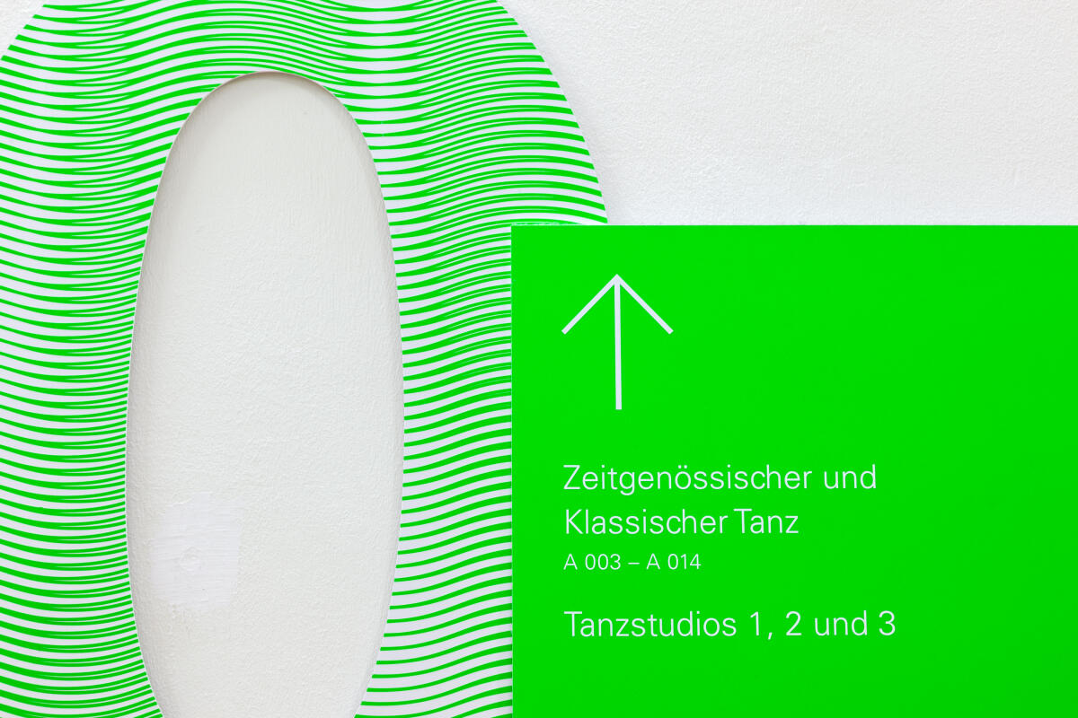 Planung Leit- und Orientierungssystem, Leitsystem Design, Etagenzahl, Wegweiser