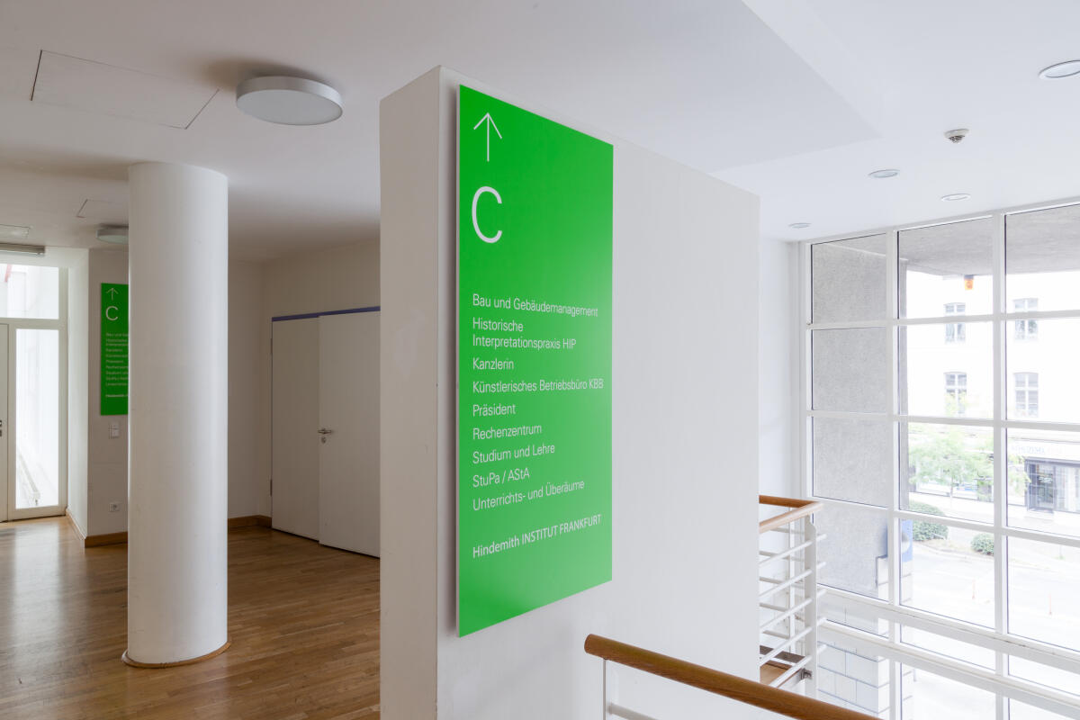 Planung Leit- und Orientierungssystem, Leitsystem Design, Wegweiser