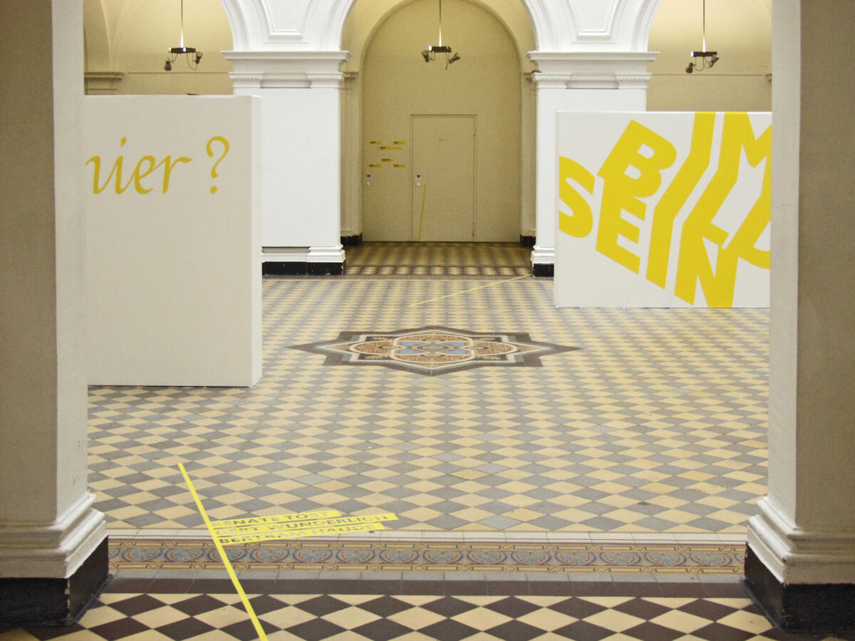 Planung Leit- und Orientierungssystem, Leitsystem Design, Grafik im Raum